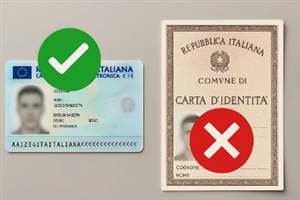 Carta d'Identità Cartacea non più valida per l'espatrio dal 03/08/2026